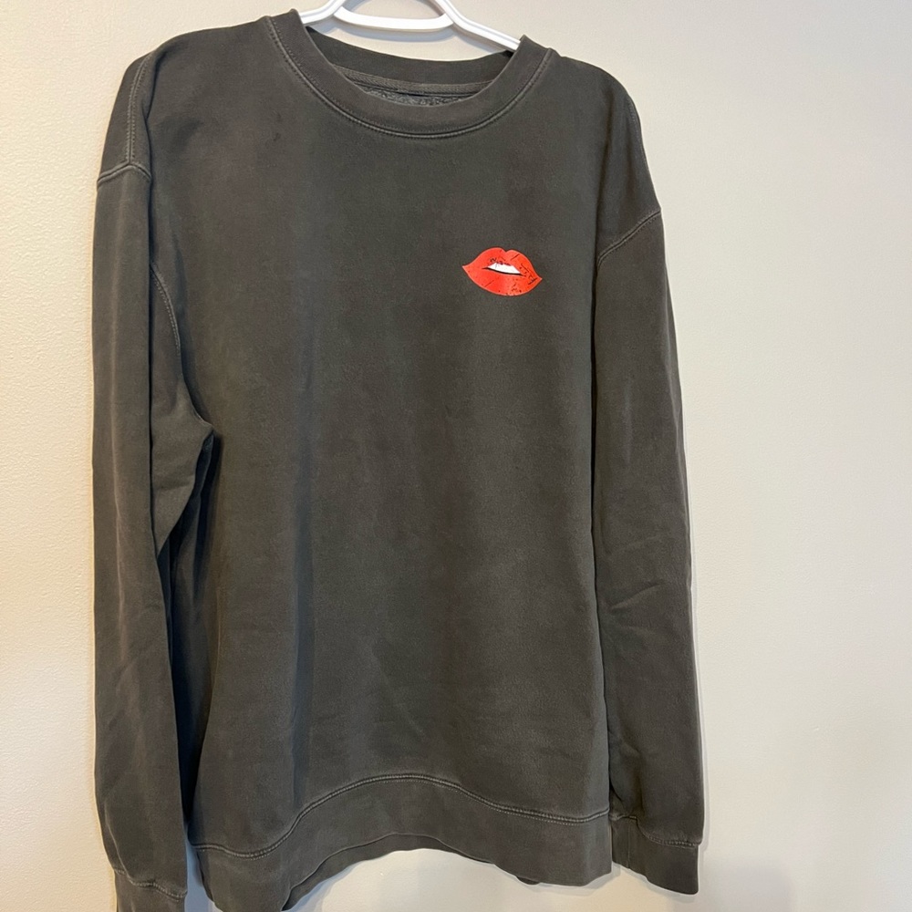 Mallory Ervin- Living Fully- Gimme Some Sugar lip sweatshirt